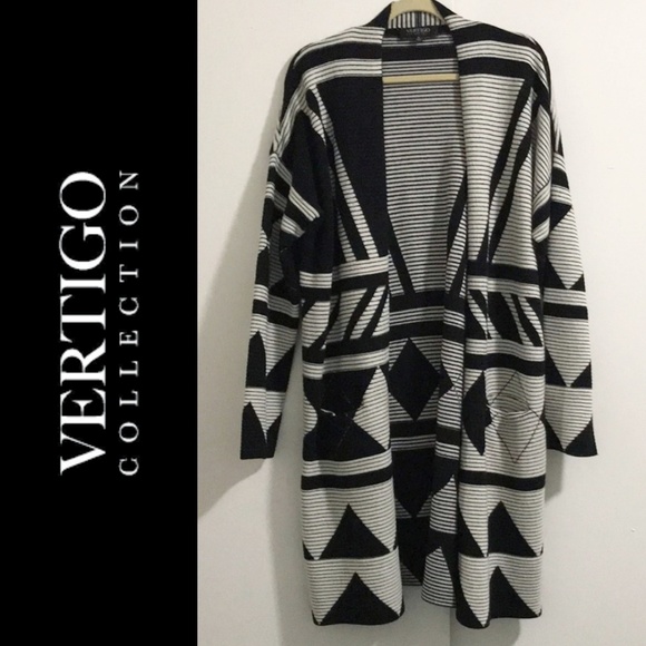 Vertigo Paris Sweaters - Vertigo Collection Tribal Duster Cardigan